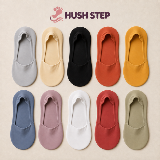 Hush Socks 10 Pairs Multi Color Cotton Blend Socks